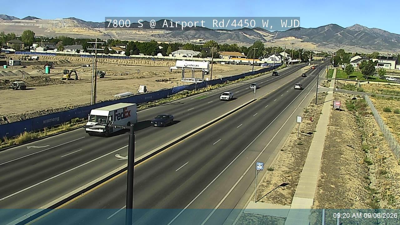 7800 S @ Airport Rd / 4450 W, WJD live camera view