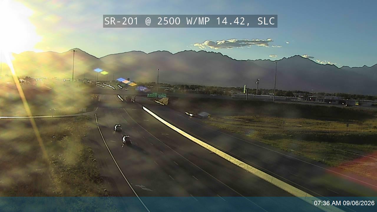 SR-201 @ 2500 W / MP 14.42, SLC live camera view