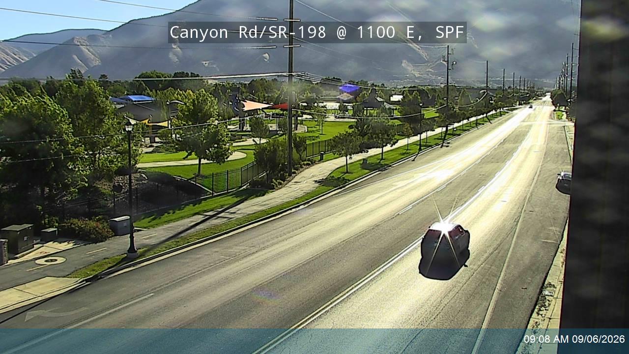 Canyon Rd / SR-198 @ 1100 E, SPF live camera view