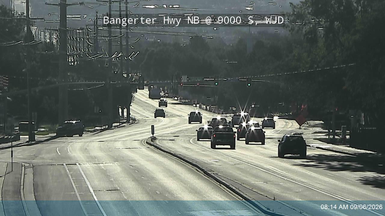 Bangerter Hwy / SR-154 NB @ 9000 S / SR-209, WJD live camera view
