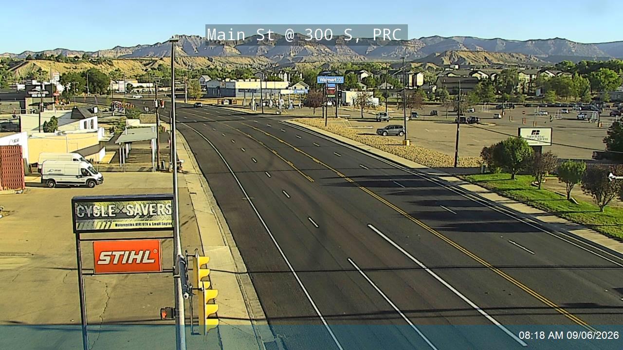 Main St / SR-55 @ 300 S, PRC live camera view