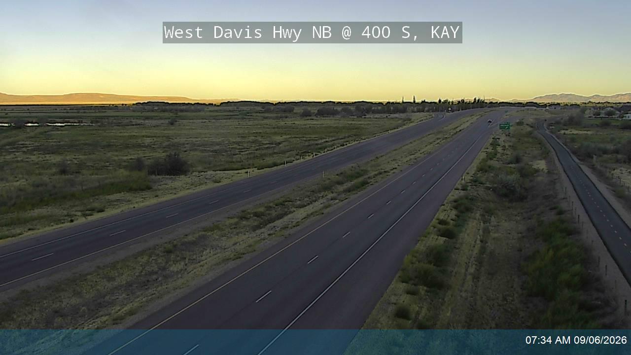 West Davis Hwy / SR-177 NB @ 400 S / MP 7.17, KAY live camera view