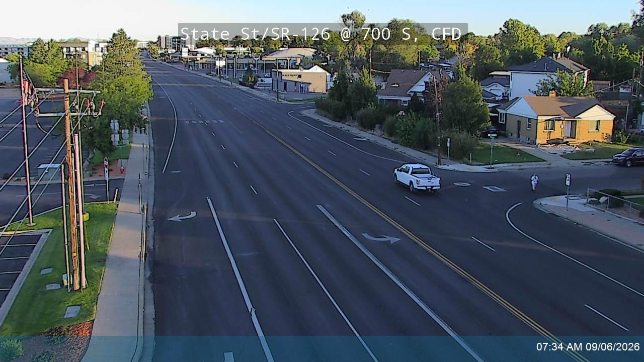 State St / SR-126 @ 700 S / SR-193, CFD live camera view