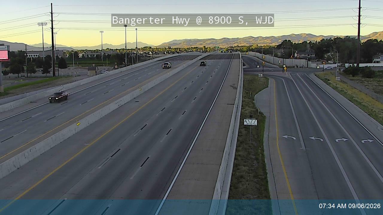 Bangerter Hwy / SR-154 @ 8900 S, WJD live camera view