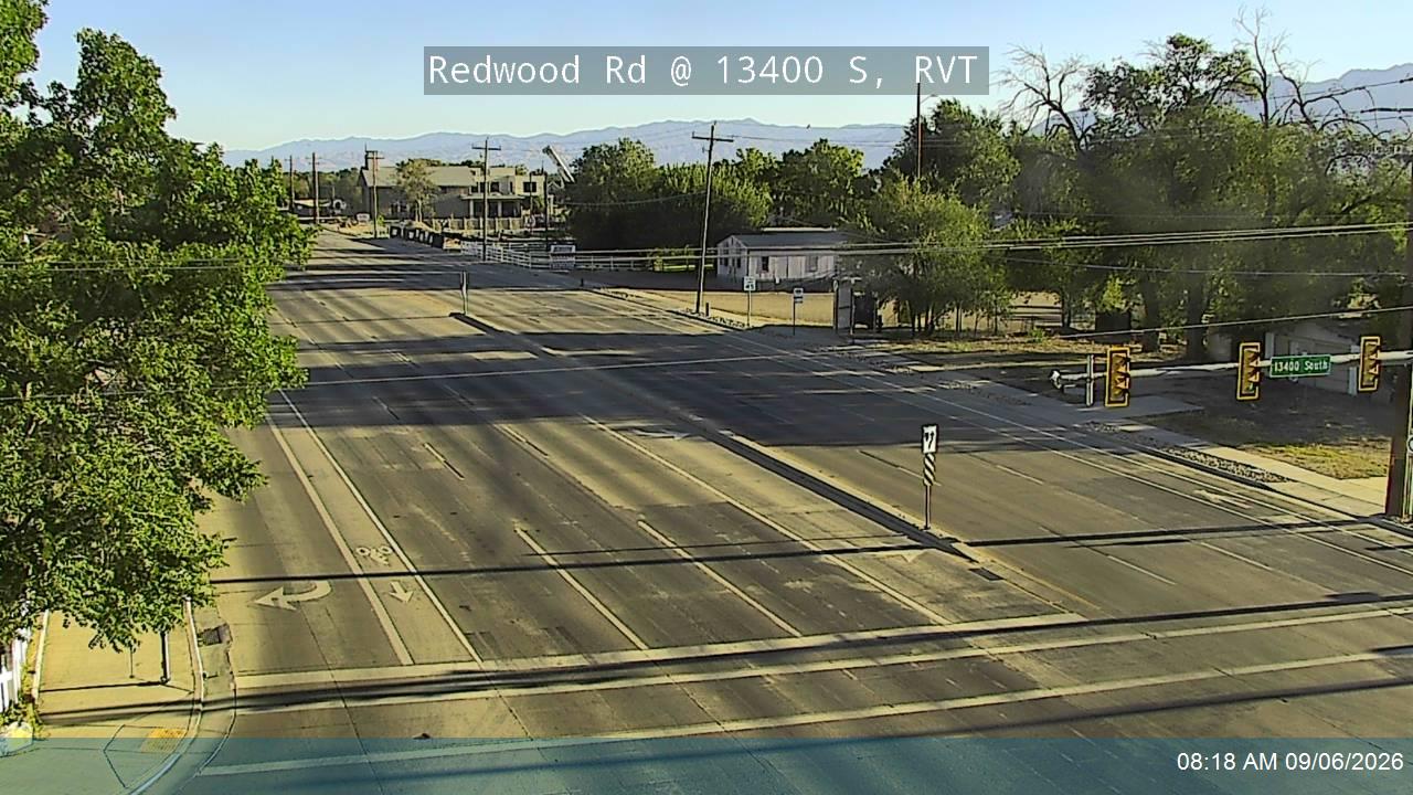 Redwood Rd / SR-68 @ 13400 S, RVT live camera view