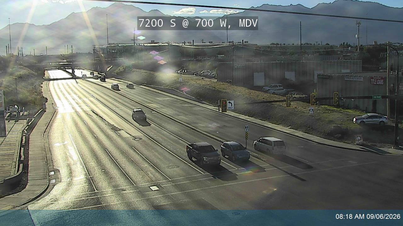 7200 S / Jordan River Blvd / SR-48 @ 700 W, MDV live camera view