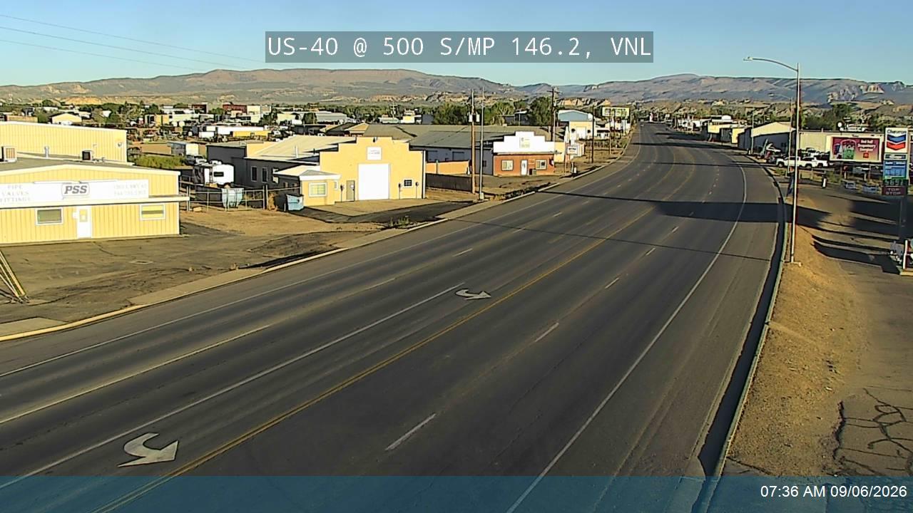 US-40 @ 500 S / MP 146.2, VNL live camera view