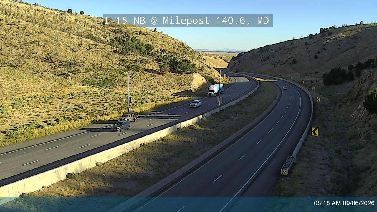 I-15 NB @ Milepost 140.6, MD live camera view