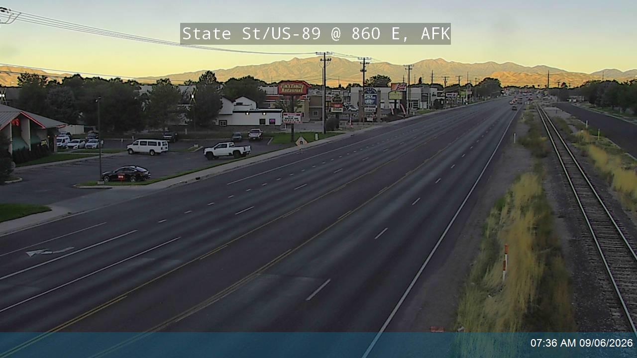 State St / US-89 @ 860 E, AFK live camera view