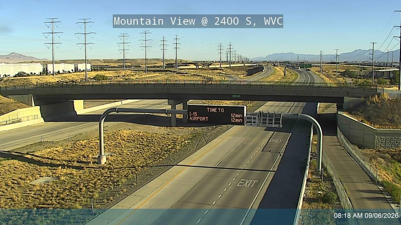 Mountain View / SR-85 NB @ 2400 S, WVC live camera view