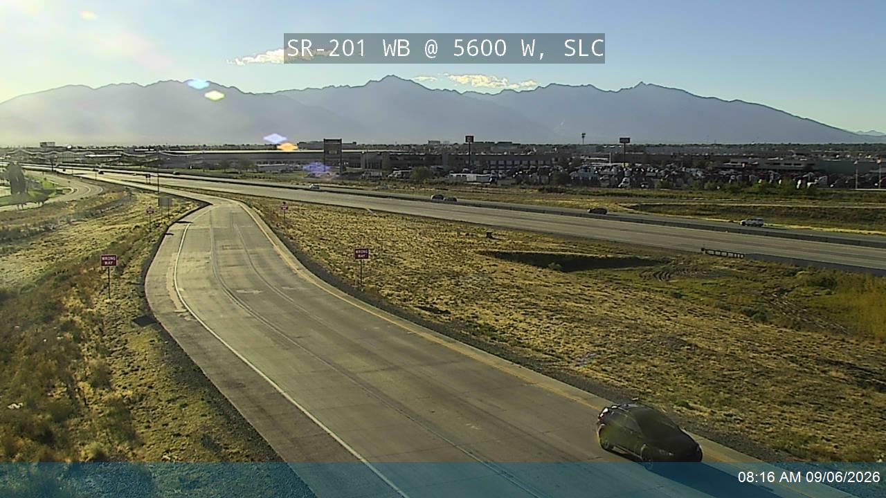 SR-201 WB @ 5600 W / SR-172, SLC live camera view