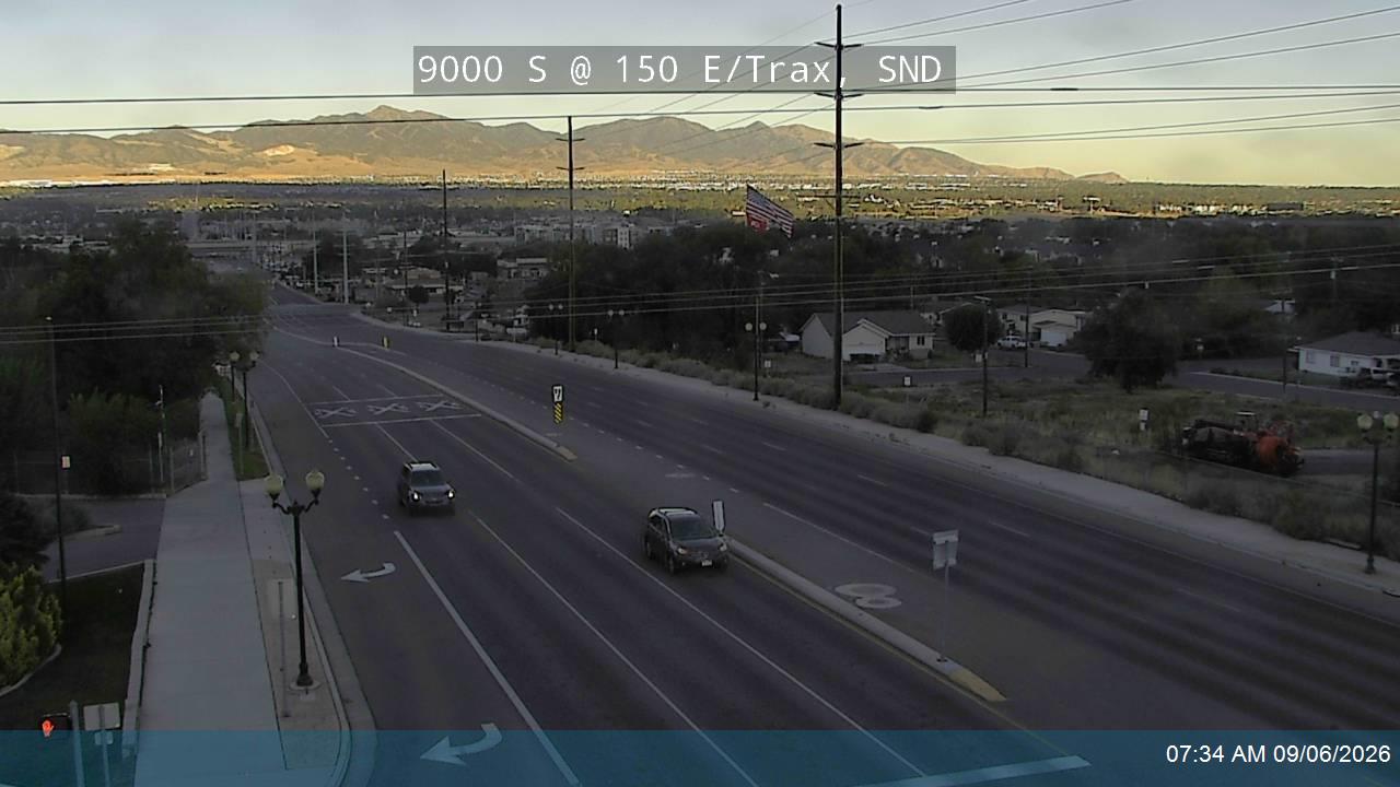 9000 S / SR-209 @ 150 E / Trax, SND live camera view