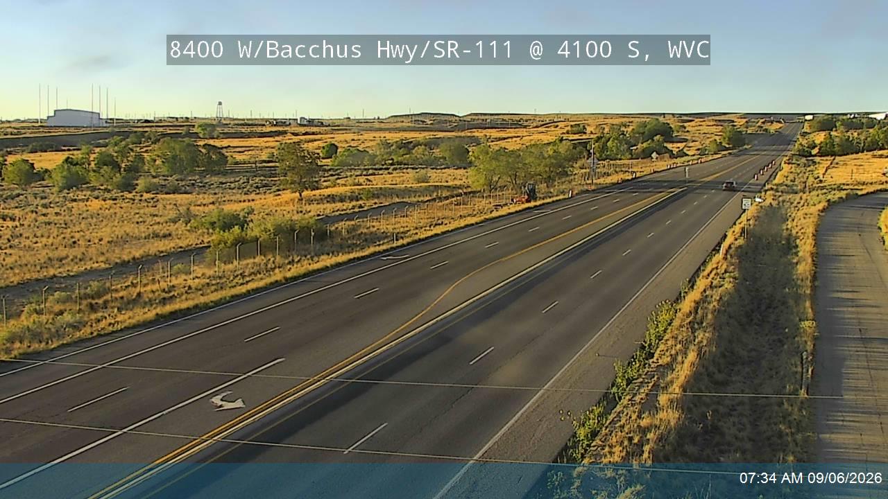 8400 W / Bacchus Hwy / SR-111 @ 4100 S, WVC live camera view