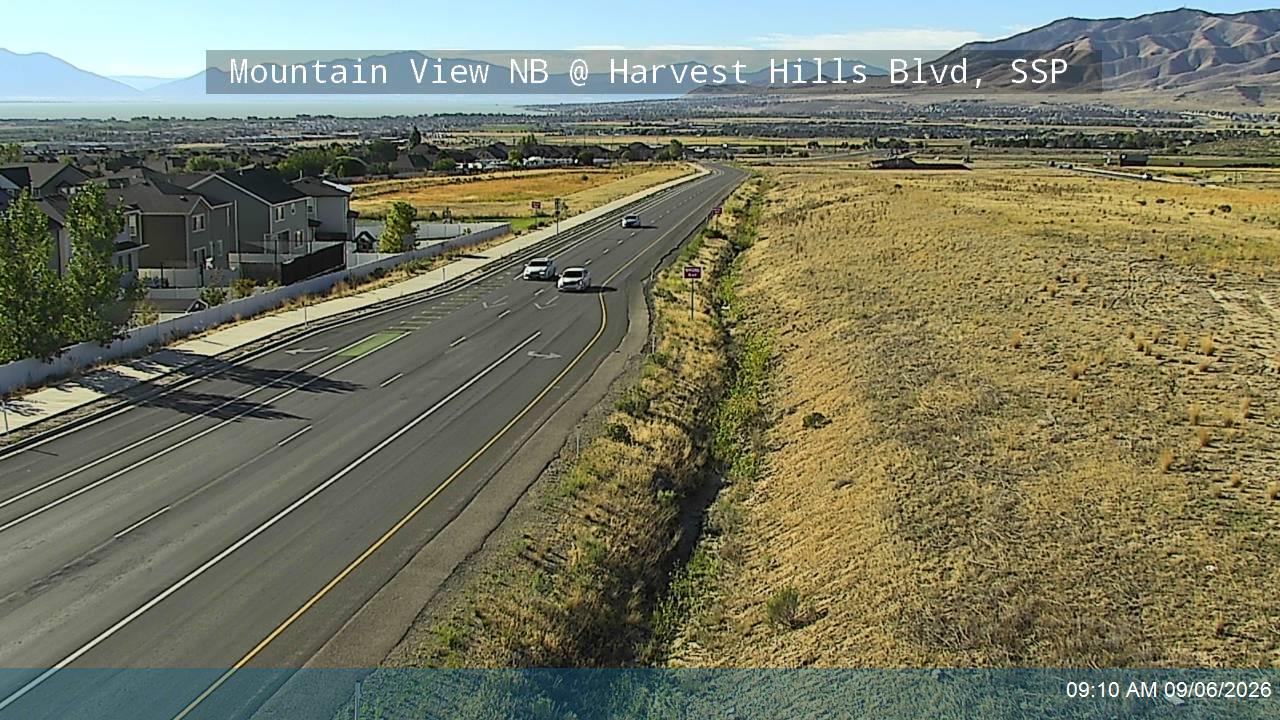 Mountain View / SR-85 NB @ Harvest Hills Blvd, SSP live camera view