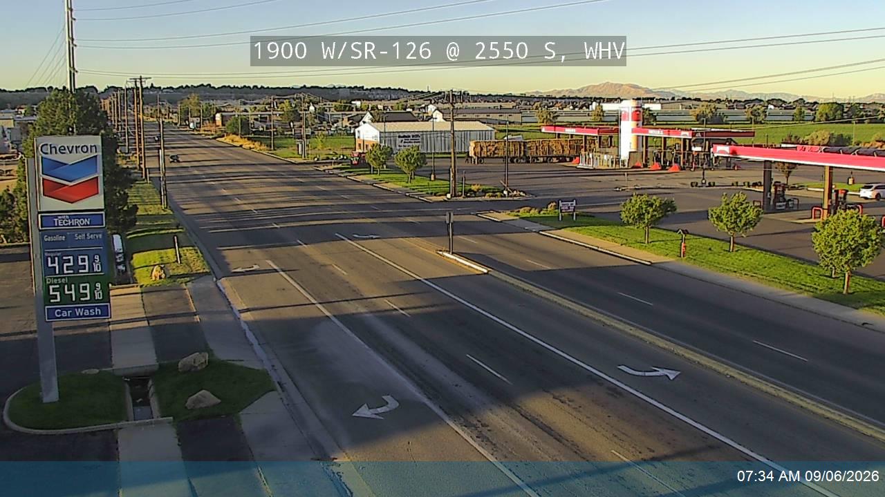 1900 W / SR-126 @ 2550 S, WHV live camera view