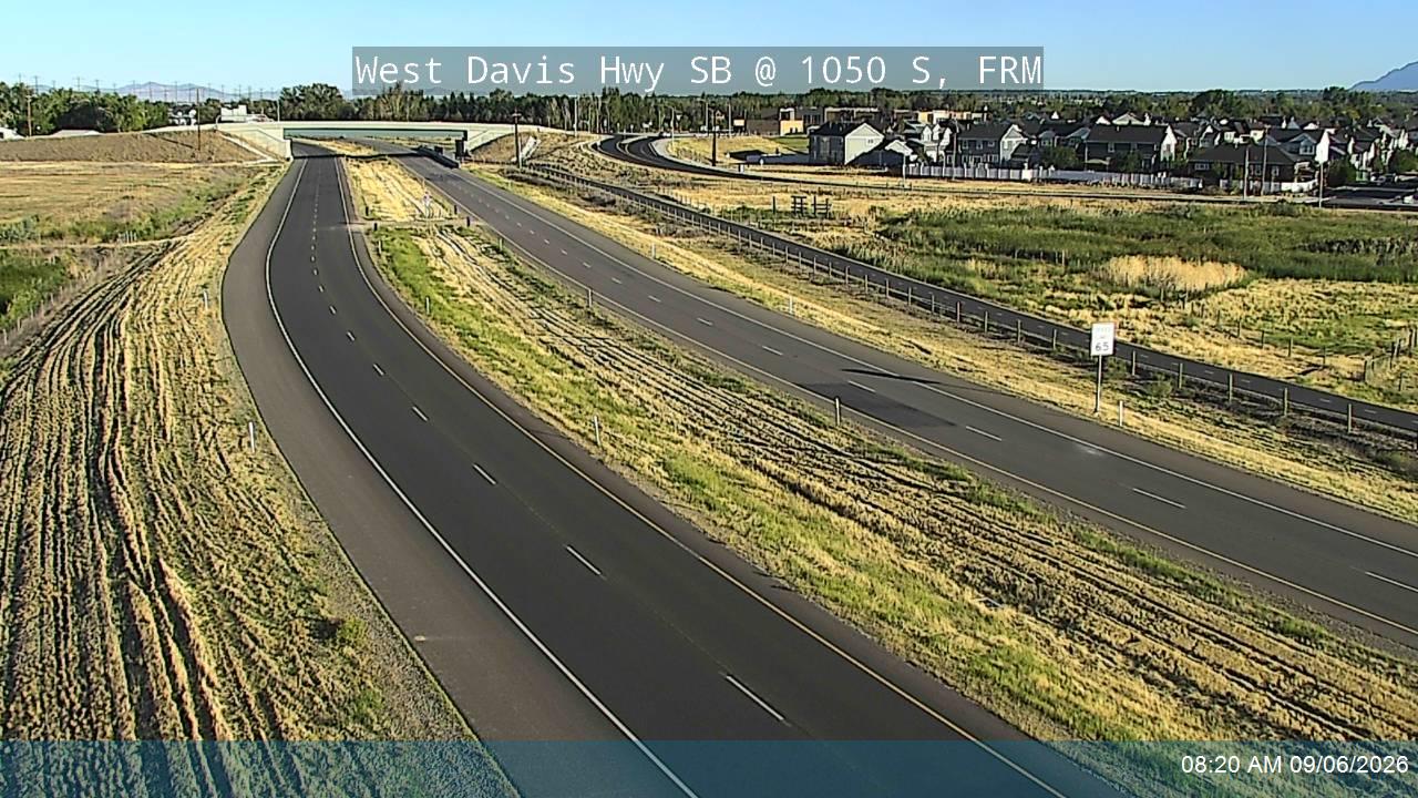 West Davis Hwy / SR-177 SB @ 1050 S / MP 0.52, FRM live camera view
