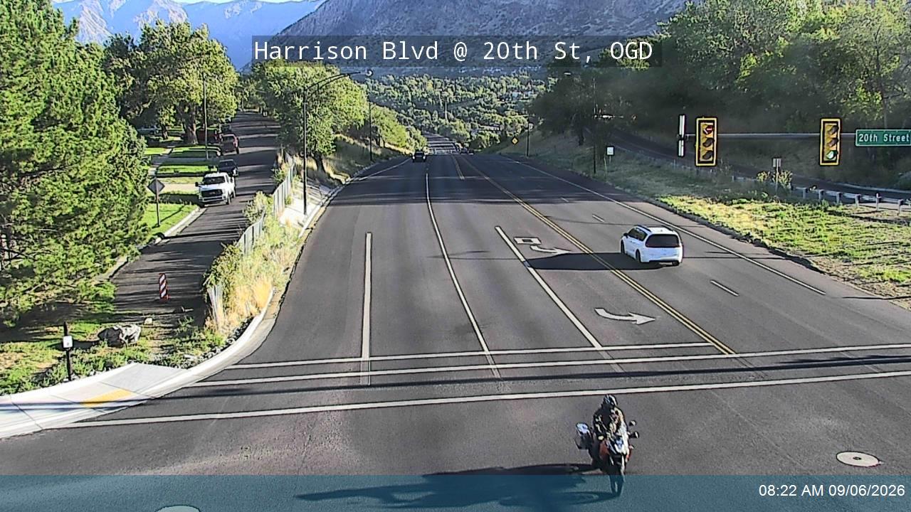 Harrison Blvd / 1200 E / SR-203 @ 20th St, OGD live camera view