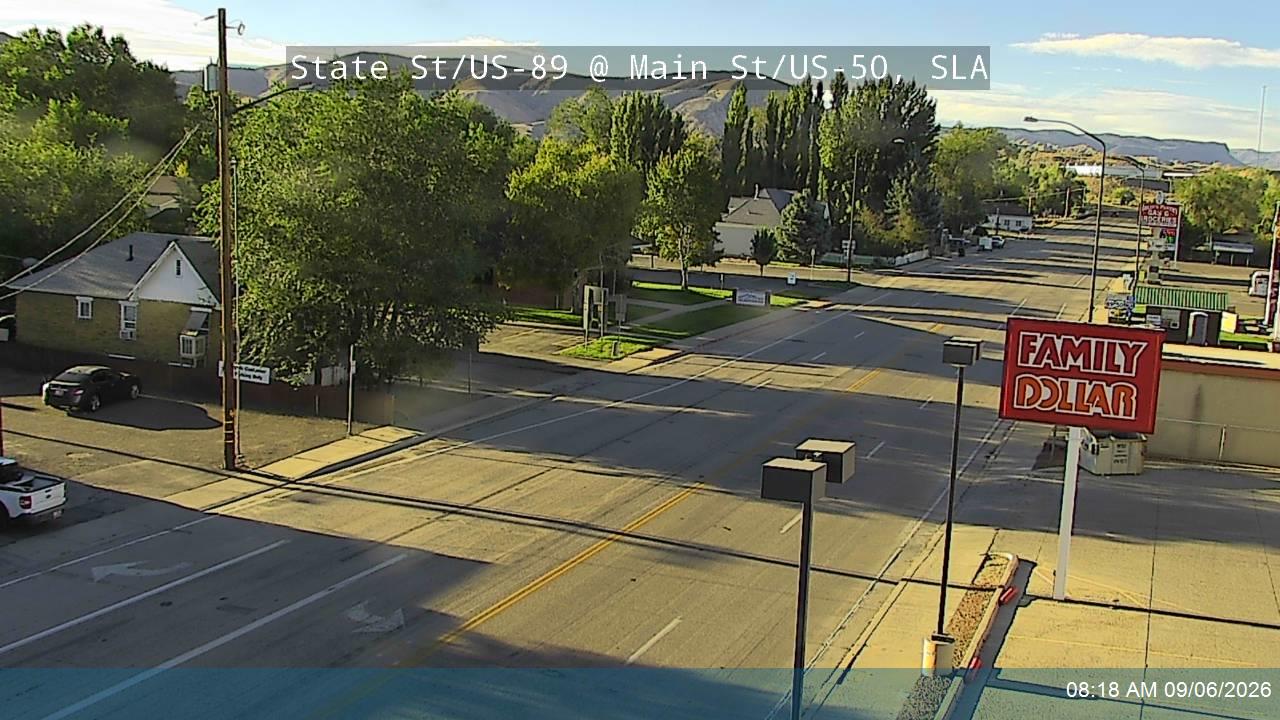 State St / US-89 @ Main St / US-50, SLA live camera view