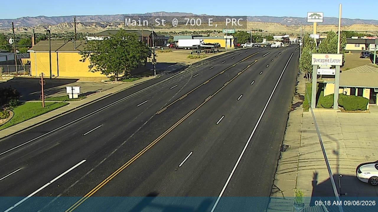 Main St / SR-55 @ 700 E, PRC live camera view