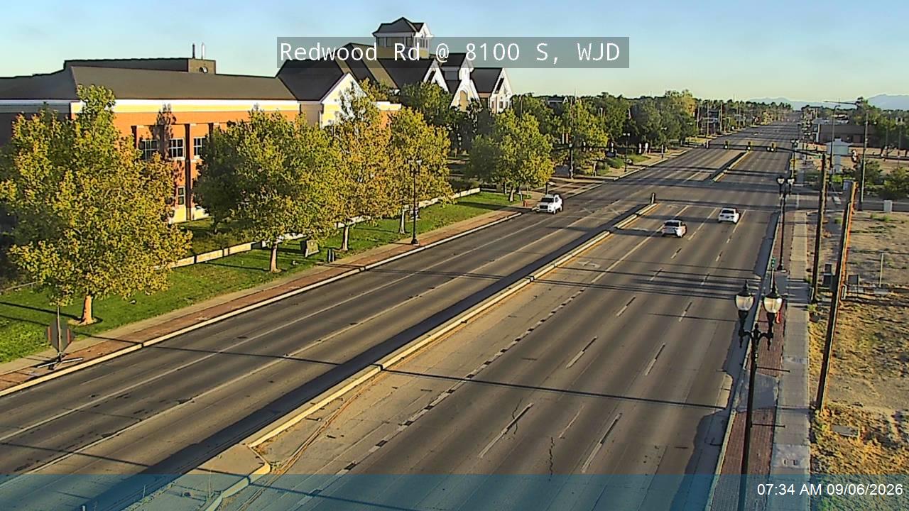 Redwood Rd / SR-68 @ 8100 S, WJD live camera view