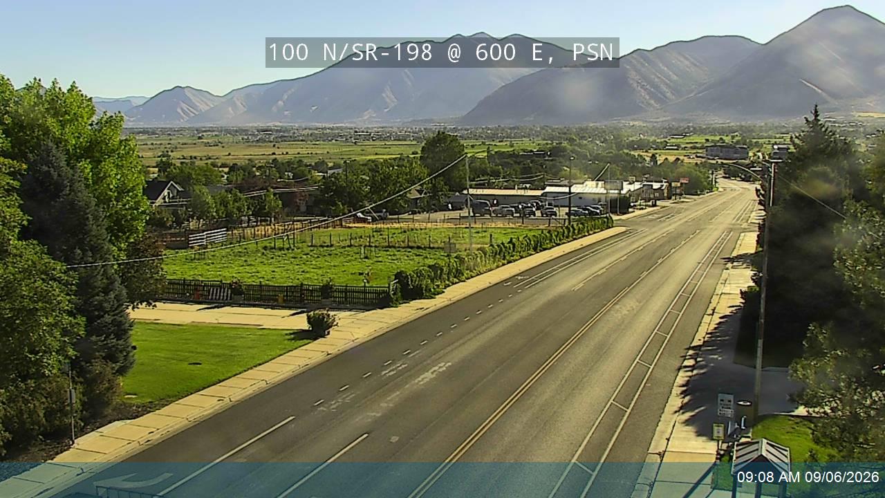100 N / SR-198 @ 600 E, PSN live camera view