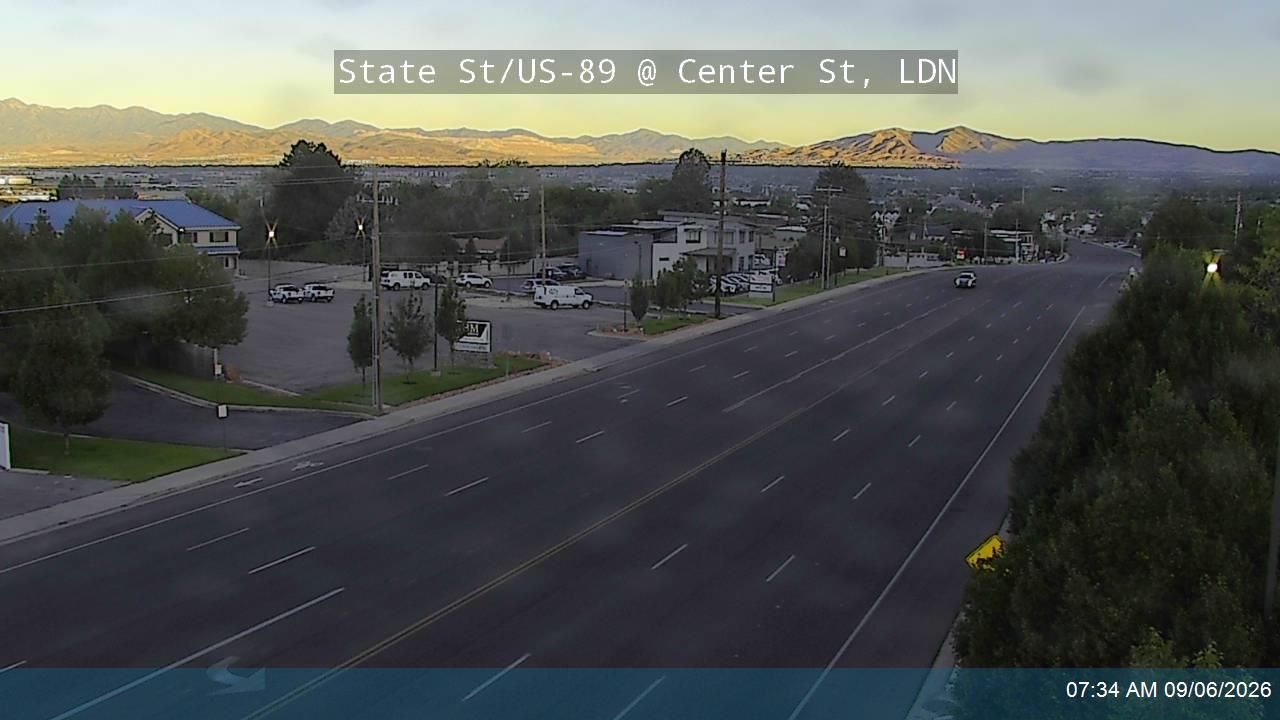 State St / US-89 @ Center St, LDN live camera view
