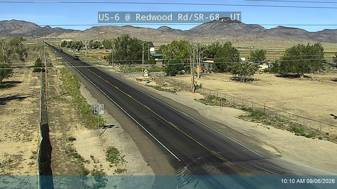 US-6 @ Redwood Rd / SR-68, UT live camera view