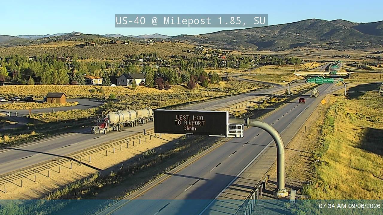 US-40 @ Milepost 1.85, SU live camera view