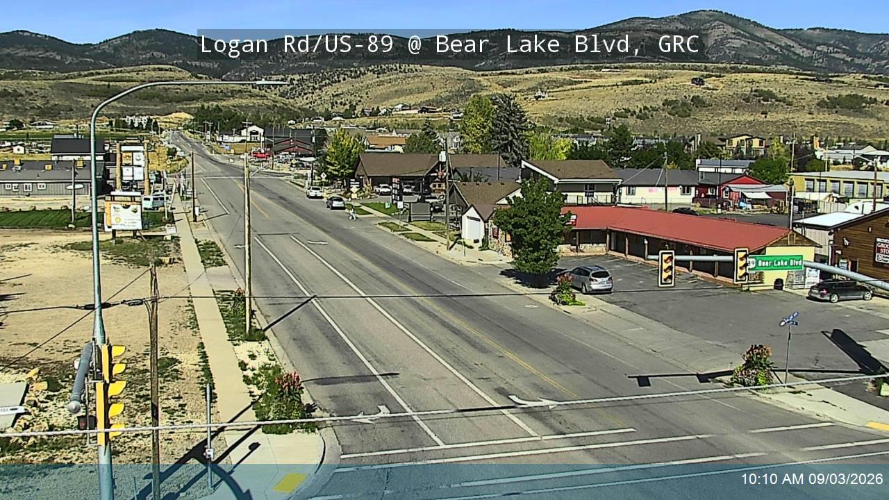 Logan Rd / US-89 @ Bear Lake Blvd / SR-30, GRC live camera view