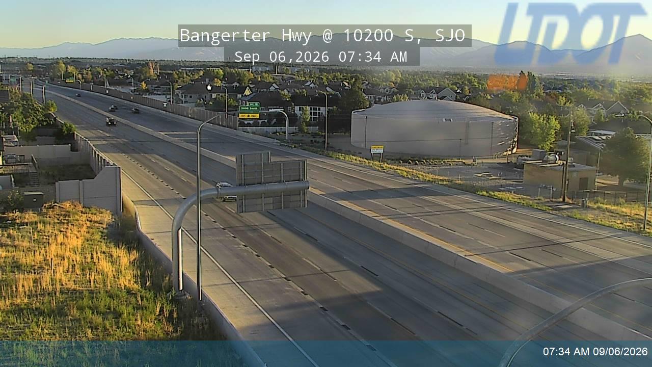 Bangerter Hwy / SR-154 @ 10200 S, SJO live camera view