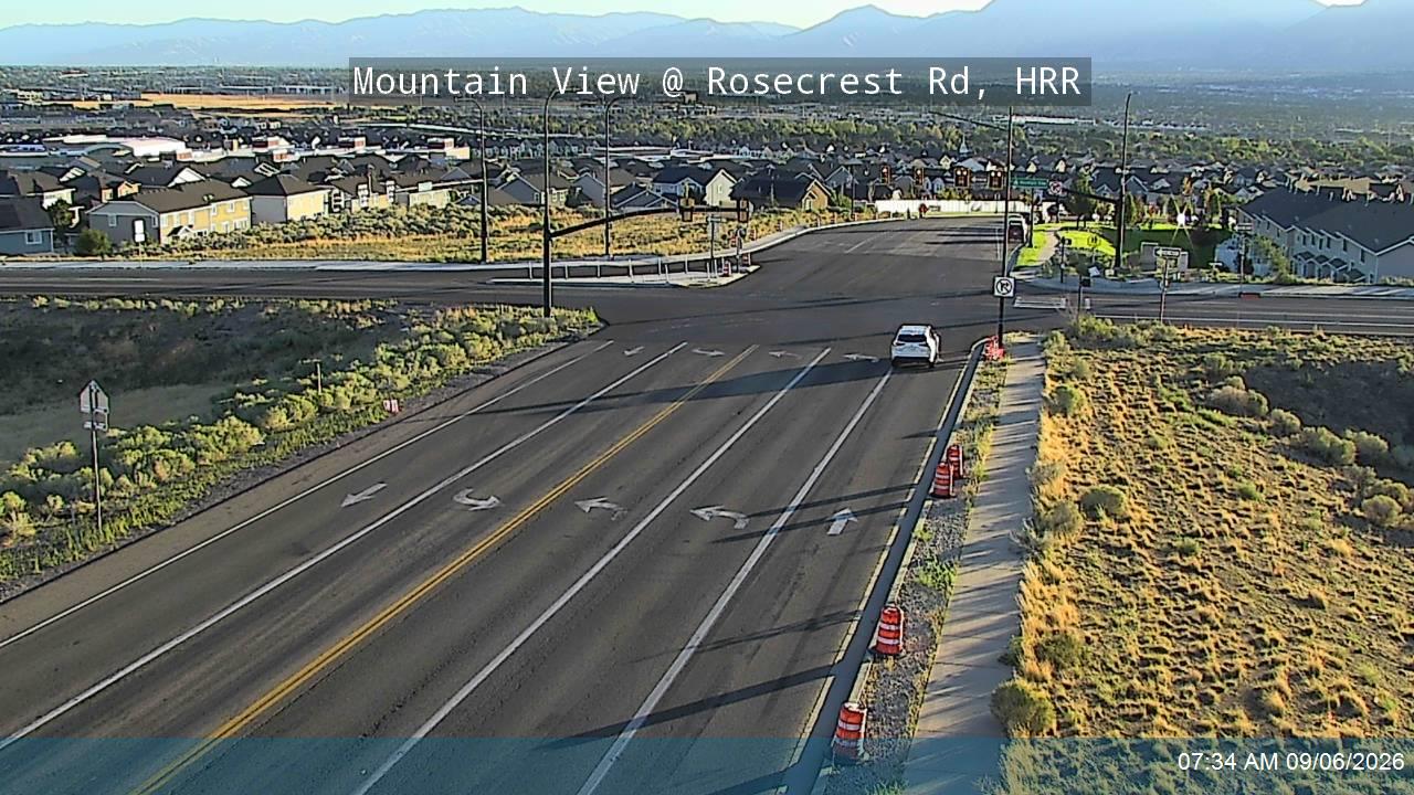 Mountain View / SR-85 @ Rosecrest Rd / 14500 S, HRR live camera view