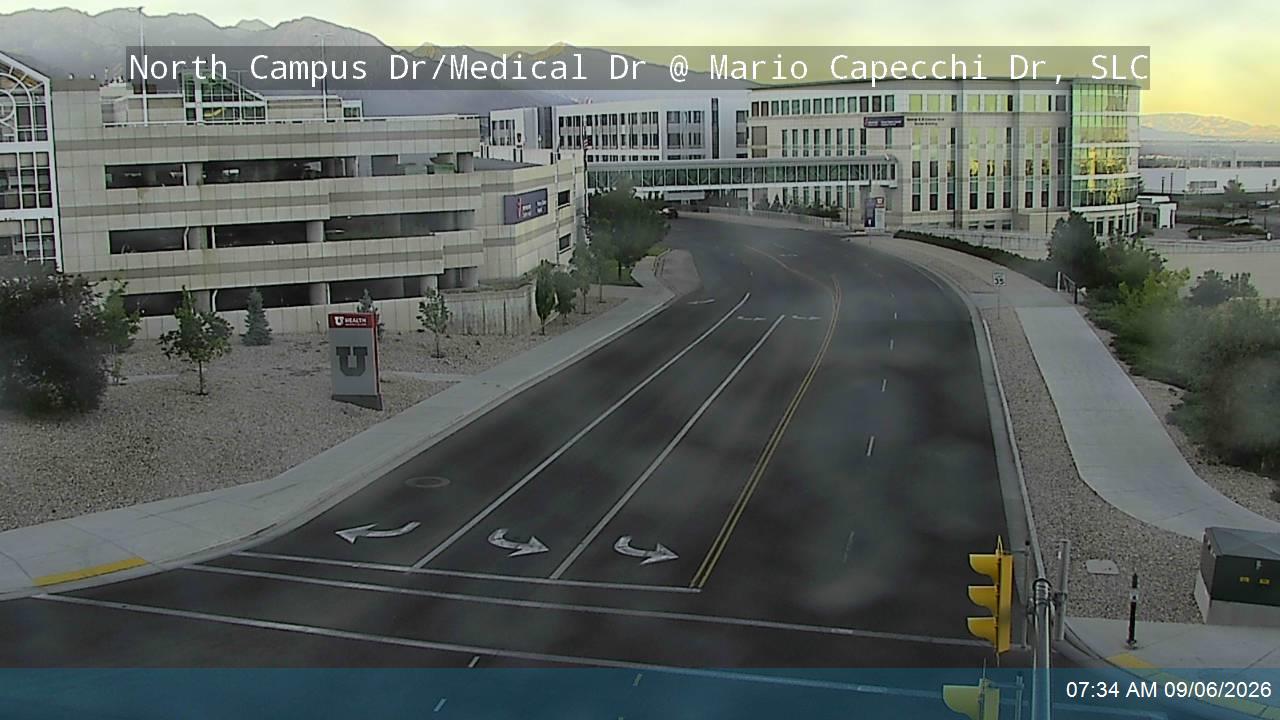 North Campus Dr / Medical Dr / SR-282 @ Mario Capecchi Dr / SR-282, SLC live camera view