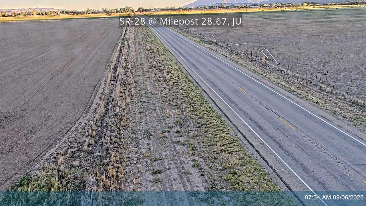 SR-28 @ Milepost 28.67, JU live camera view