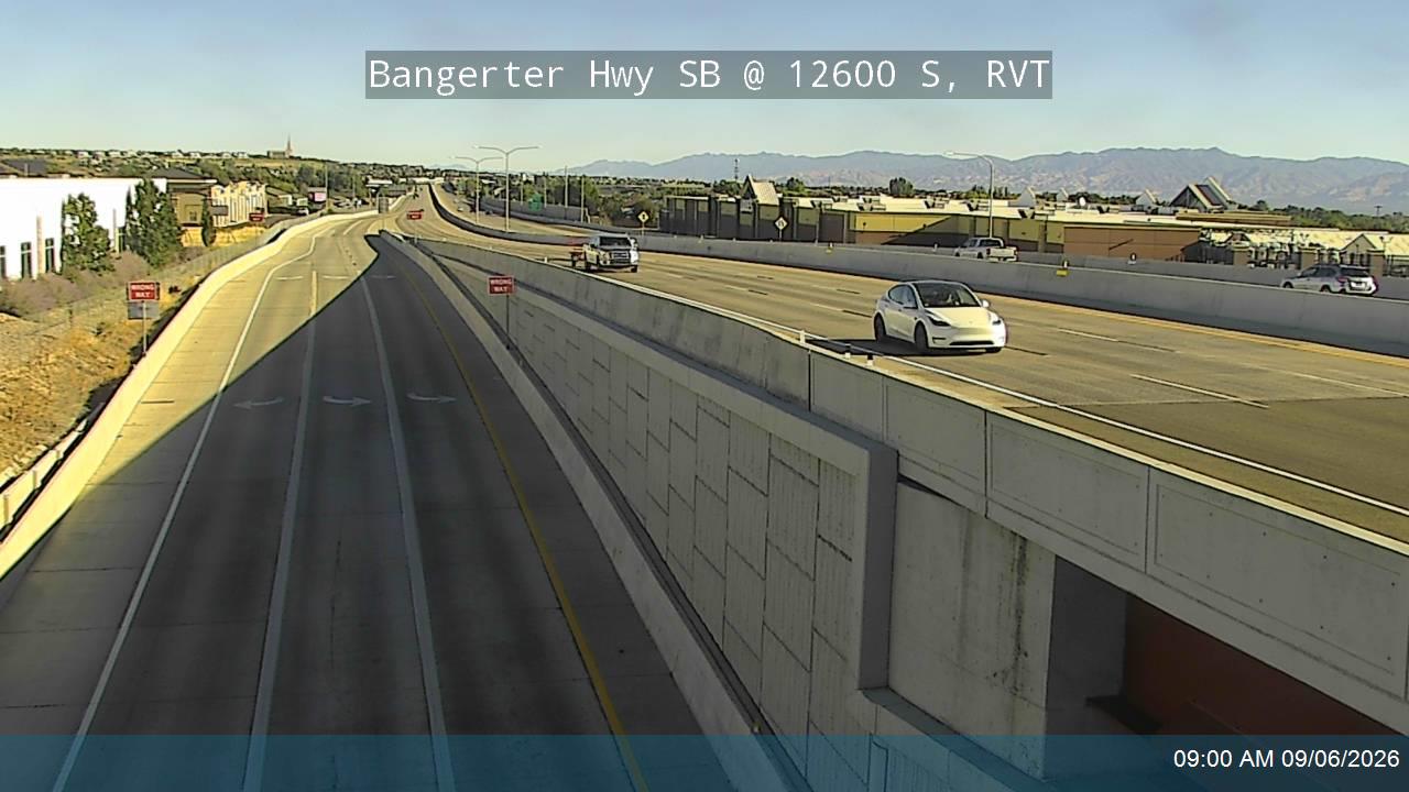 Bangerter Hwy / SR-154 SB @ 12600 S / SR-71, RVT live camera view