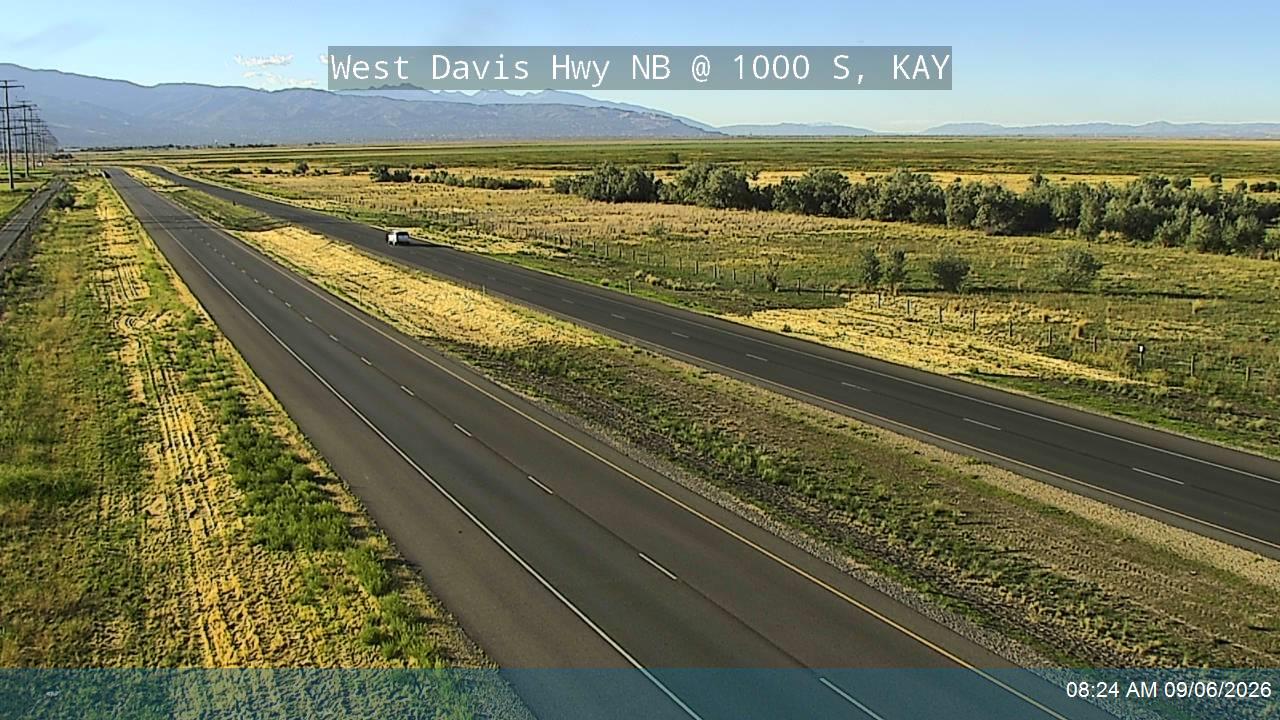West Davis Hwy / SR-177 NB @ 1000 S / MP 6.18, KAY live camera view