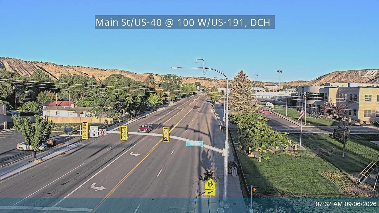 Main St / US-40 @ 100 W / US-191, DCH live camera view
