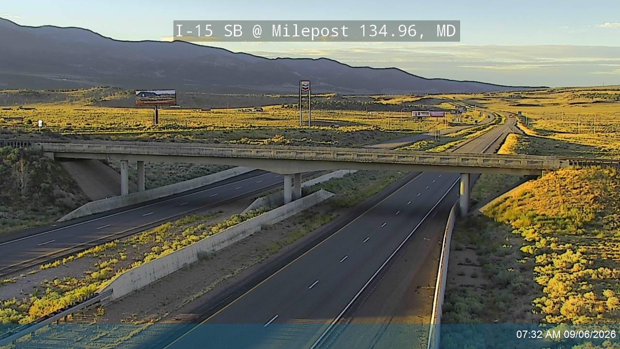 I-15 SB @ Milepost 134.96, MD live camera view