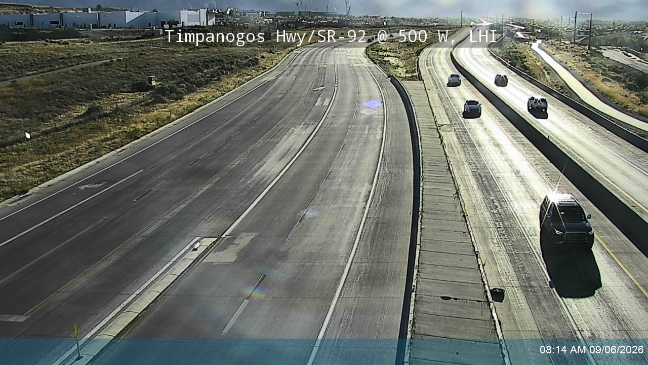 Timpanogos Hwy / 3500 N / SR-92 @ 500 W, LHI live camera view