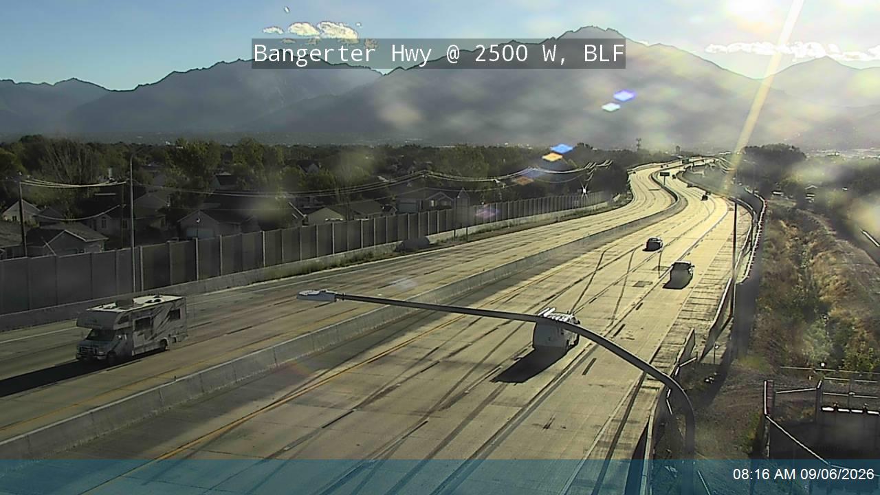 Bangerter Hwy / SR-154 @ 2500 W / MP 3.82, BLF live camera view