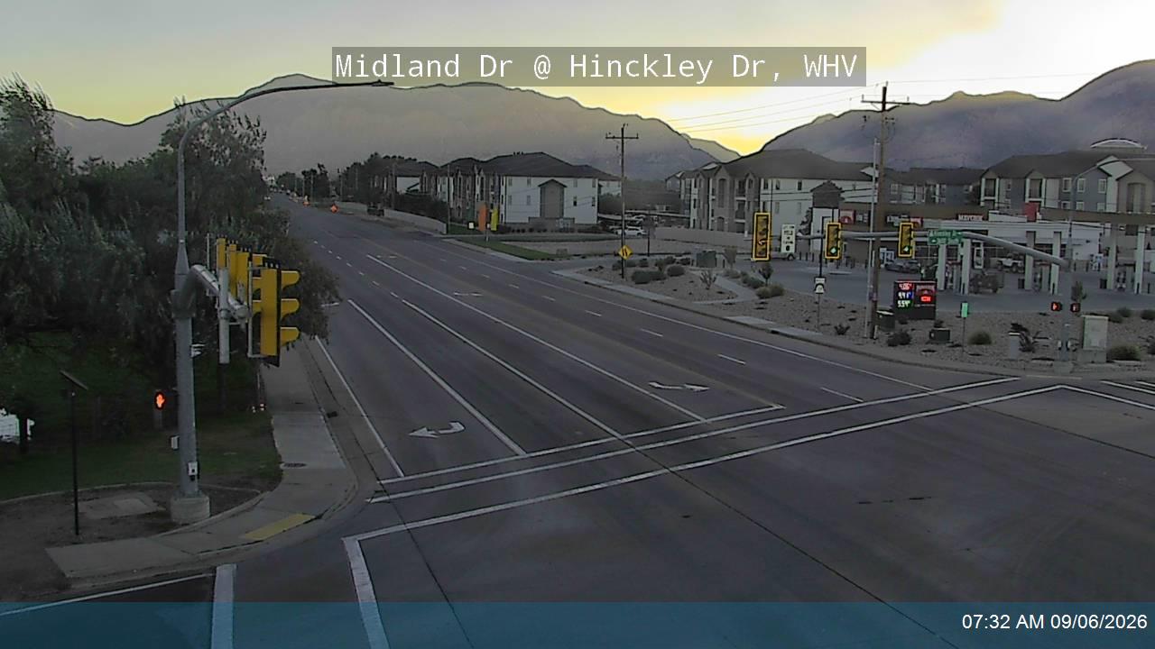 Midland Dr / SR-108 @ Hinckley Dr / 3600 S / SR-79, WHV live camera view