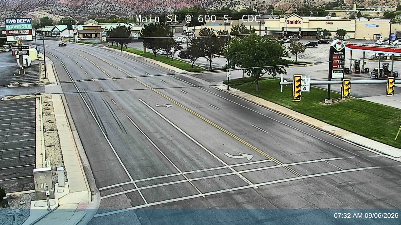 Main St / SR-130 @ 600 S, CDC live camera view