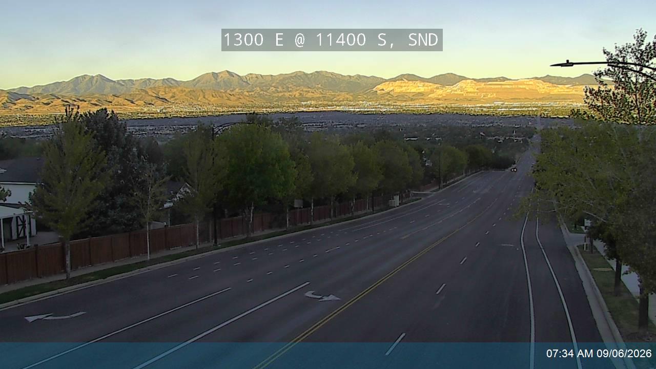1300 E @ 11400 S, SND live camera view
