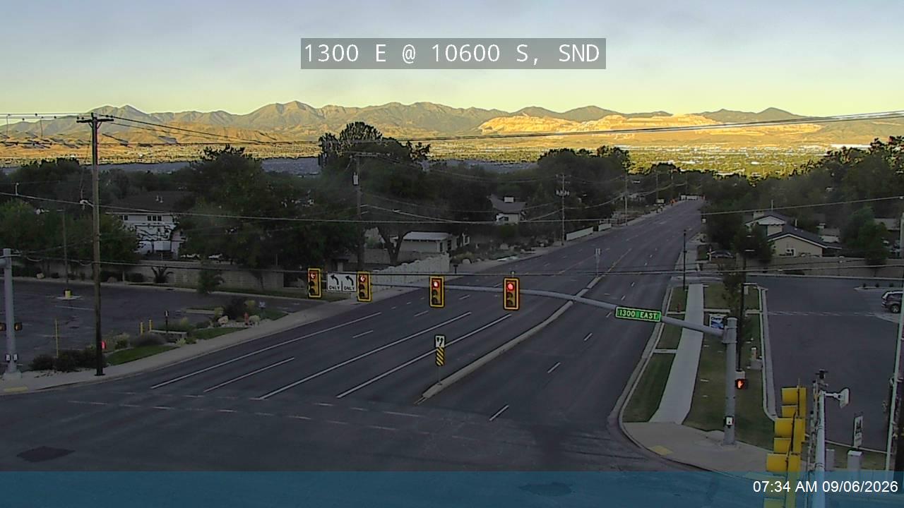 1300 E @ 10600 S, SND live camera view