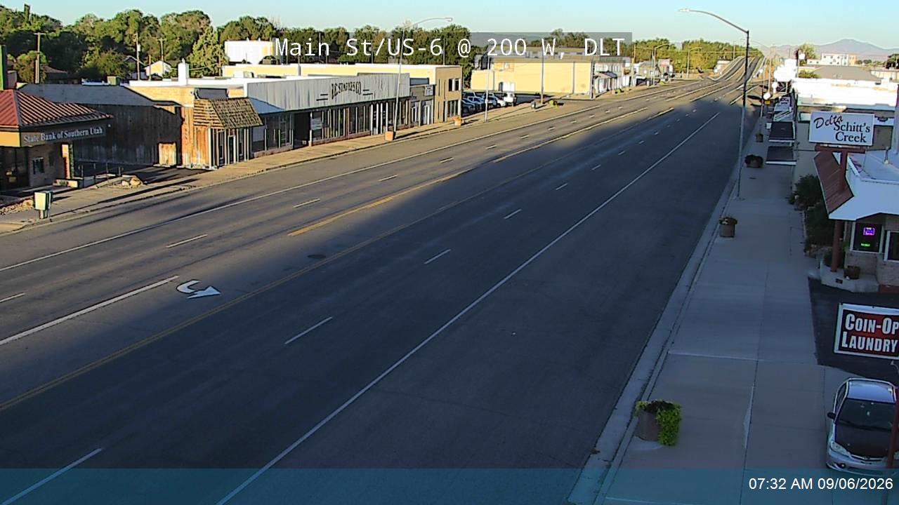 Main St / US-6 @ 200 W, DLT live camera view