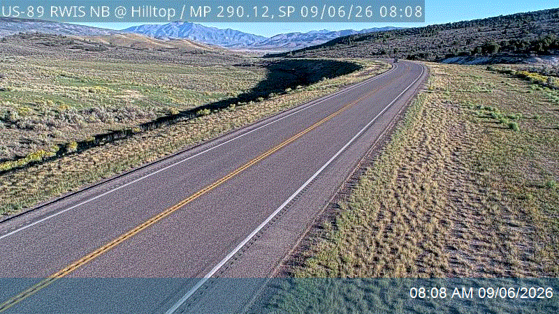 US-89 RWIS NB @ Hilltop / MP 290.12, SP live camera view