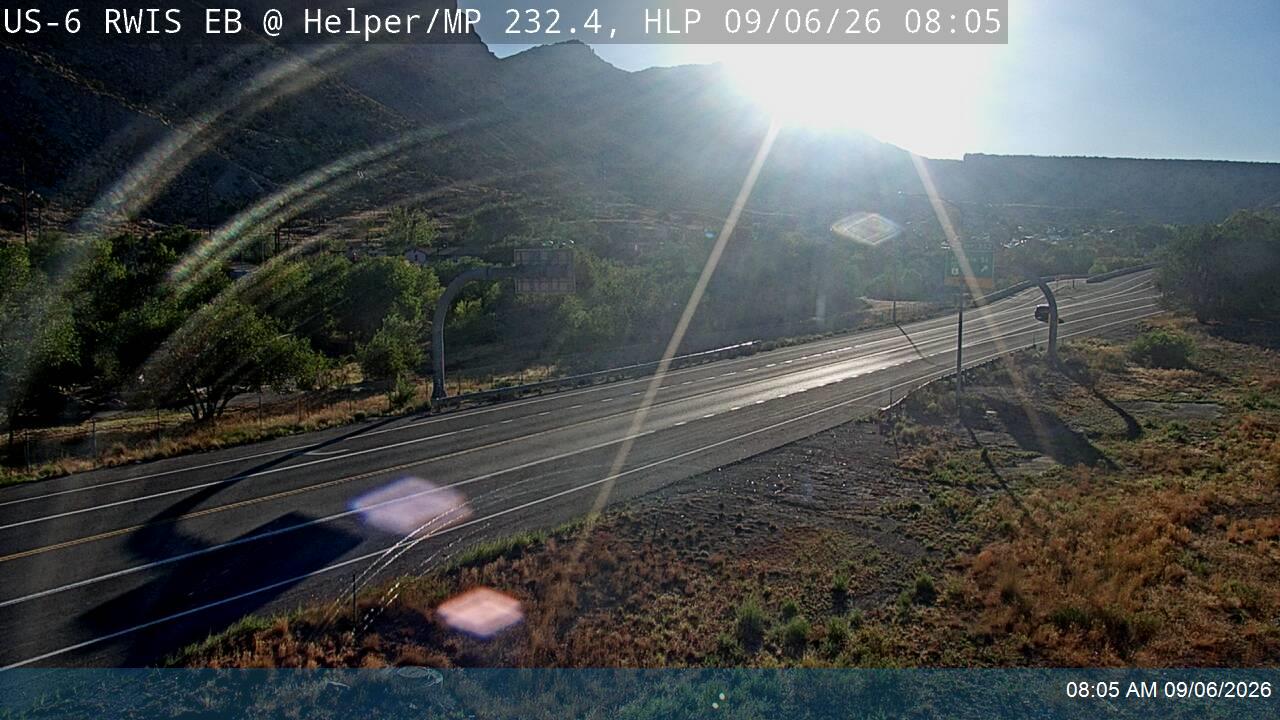 US-6 RWIS EB @ 200 N / MP 232.4, HLP live camera view