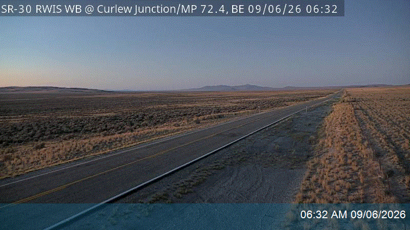 SR-30 RWIS WB @ Curlew Junction / MP 72.36, BE live camera view