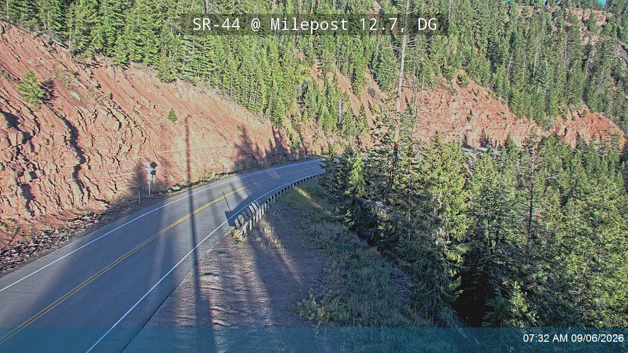 SR-44 @ Milepost 12.7, DG live camera view
