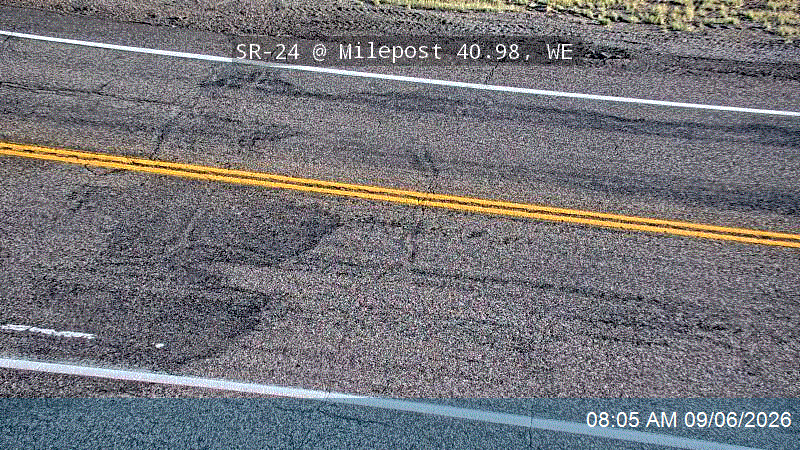SR-24 @ Milepost 40.98, WE live camera view