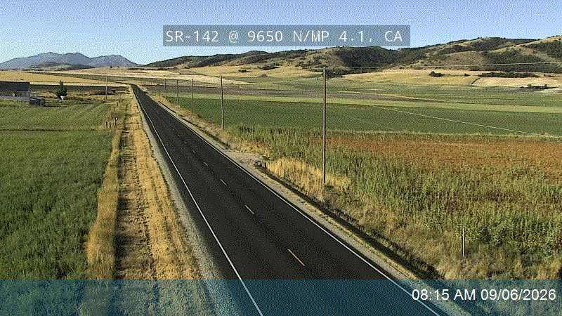 SR-142 @ 9650 N / MP 4.1, CA live camera view